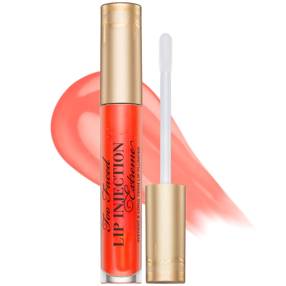Too Faced Lip Injection Extreme Lip Plumper Gloss | Hydrating, Glossy, & Helps Volume Appear Fuller Over Time