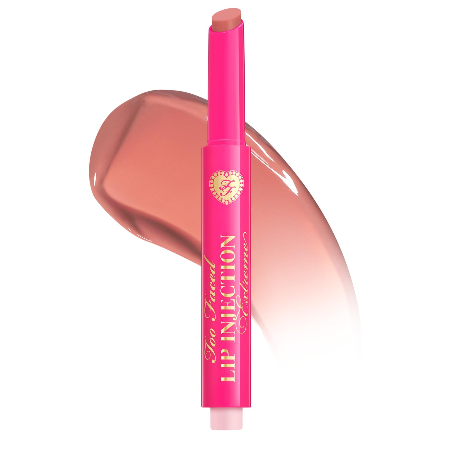 Too Faced Lip Injection Extreme Plumping Clicks | Hydrating, Sheer-To-Medium Buildable Coverage, Lip Plumper with Click Applicator, 0.05 Ounce