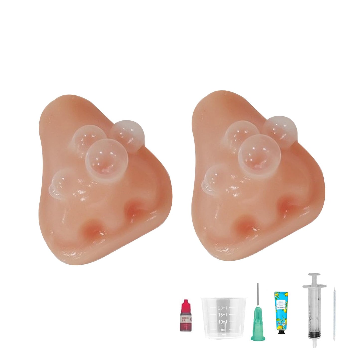 Pimple Popping Toy Squishy Toys Stress Relief Squeeze Toy Reusable Silicone Pimple Popper Fidget Toy Set Soft Squishy Sensory Toy Enjoy ASMR Stress Relief Fun Anxiety Relief Desk Toy (Pouty Lips)