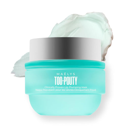 MAËLYS TOO-POUTY Lip Plumping Mask - Dual-Use Lip Treatment and Primer - Visibly Smooths Fine Lines and Enhances Fullness (0.5 Fl Oz)
