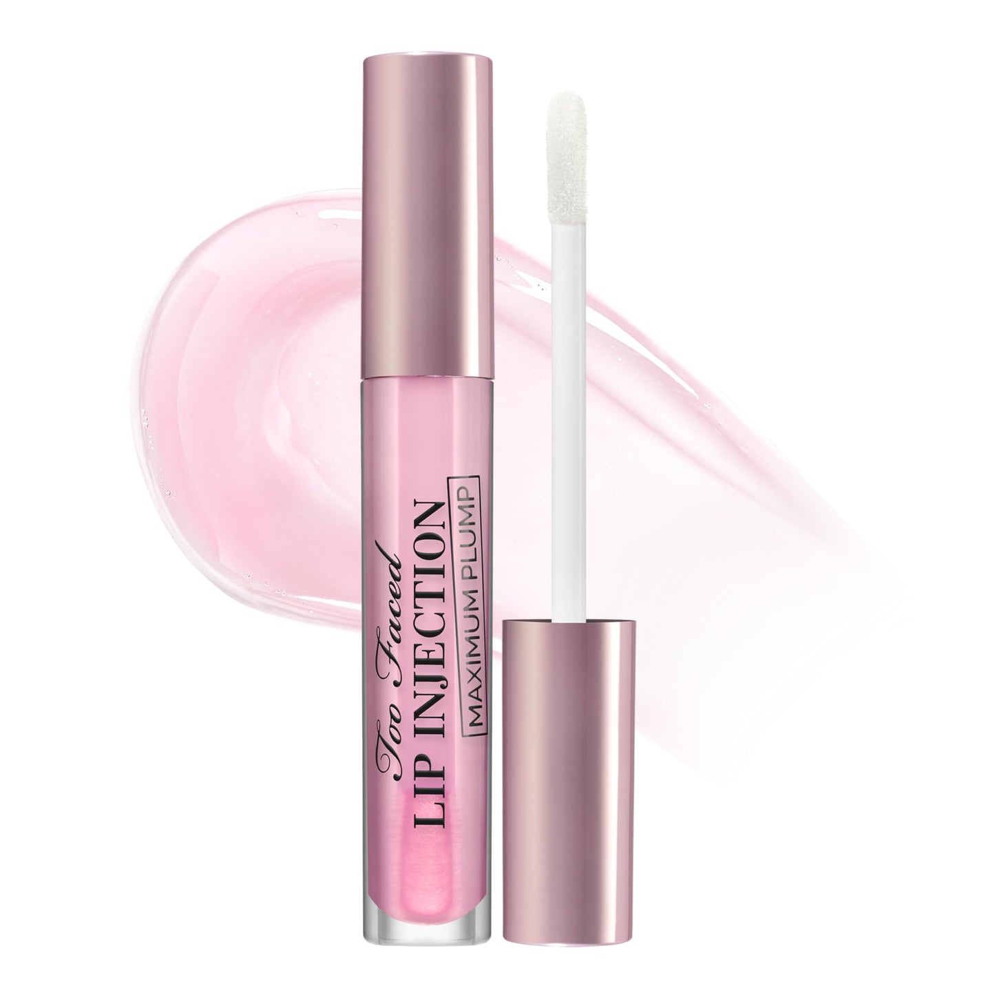Too Faced Lip Injection Maximum Plump Extra Strength Lip Plumper Gloss | Hydrating, Volumizing, + Plumping, 0.14 Fl Oz