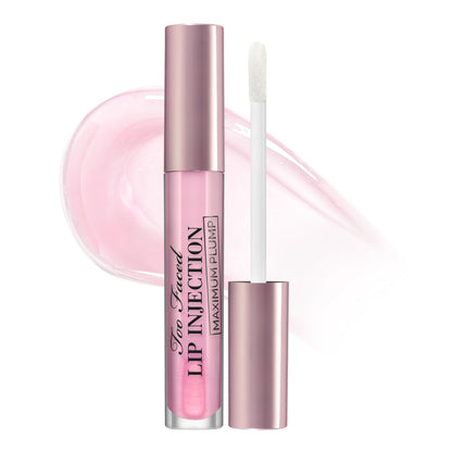 Too Faced Lip Injection Maximum Plump Extra Strength Lip Plumper Gloss | Hydrating, Volumizing, + Plumping, 0.14 Fl Oz