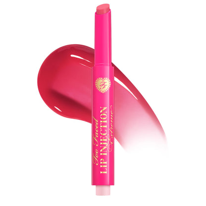 Too Faced Lip Injection Extreme Plumping Clicks | Hydrating, Sheer-To-Medium Buildable Coverage, Lip Plumper with Click Applicator, 0.05 Ounce