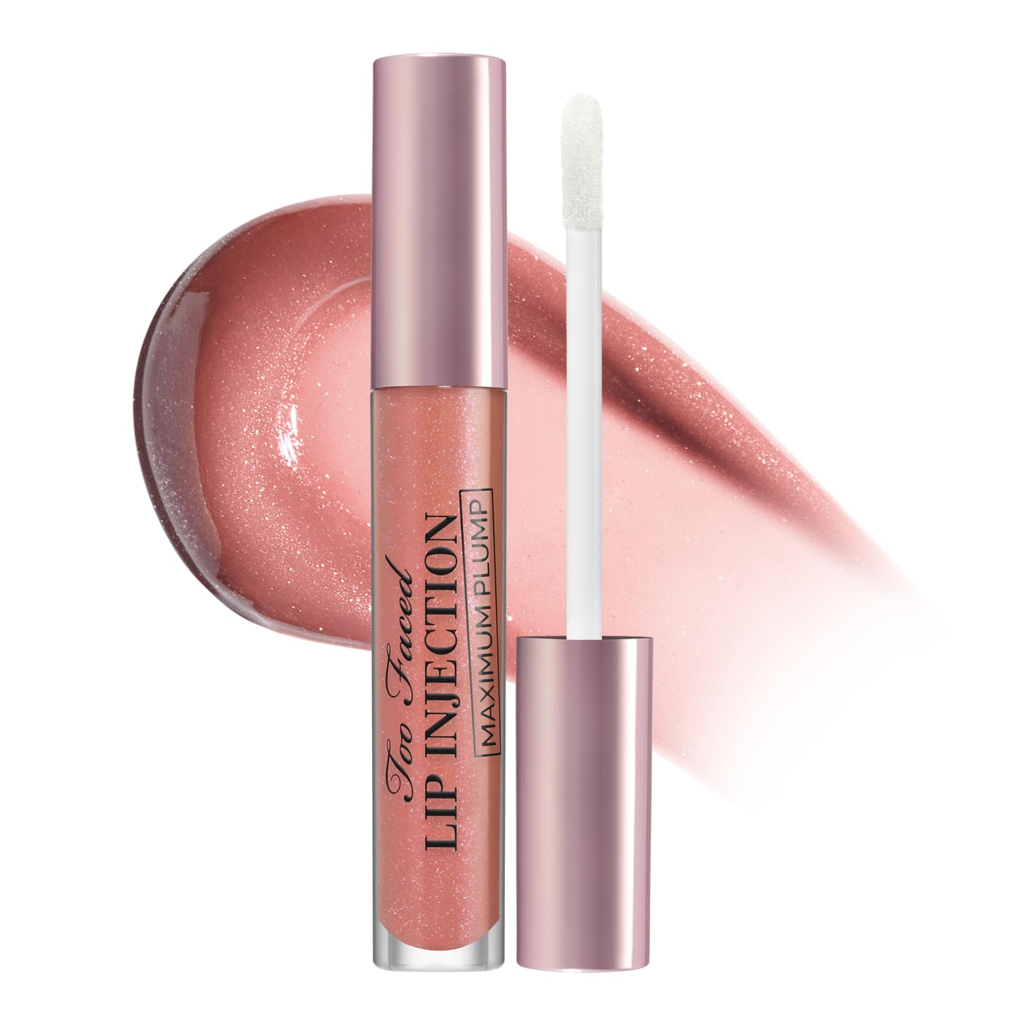 Too Faced Lip Injection Maximum Plump Extra Strength Lip Plumper Gloss | Hydrating, Volumizing, + Plumping, 0.14 Fl Oz