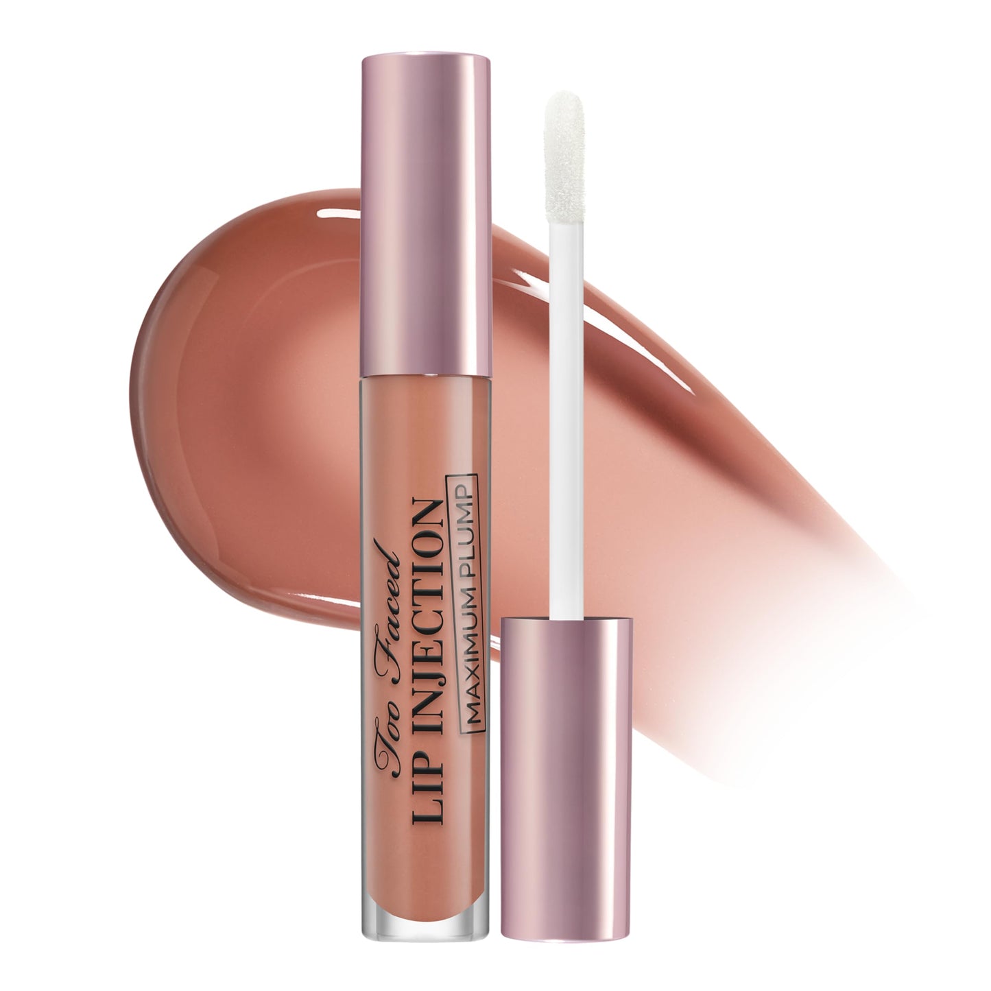 Too Faced Lip Injection Maximum Plump Extra Strength Lip Plumper Gloss | Hydrating, Volumizing, + Plumping, 0.14 Fl Oz