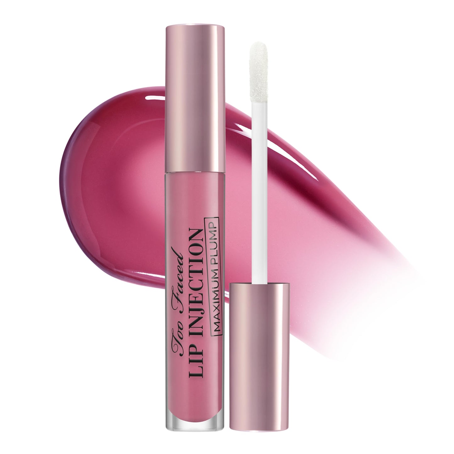 Too Faced Lip Injection Maximum Plump Extra Strength Lip Plumper Gloss | Hydrating, Volumizing, + Plumping, 0.14 Fl Oz