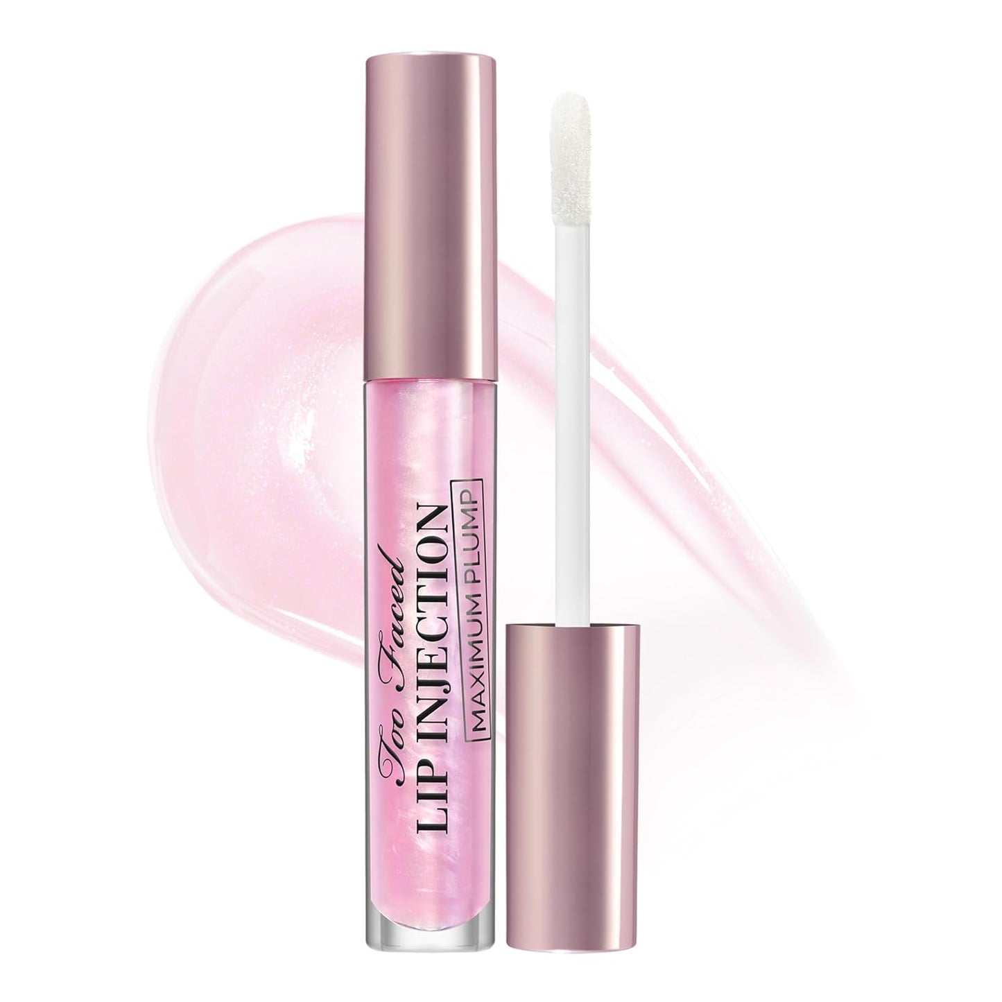 Too Faced Lip Injection Maximum Plump Extra Strength Lip Plumper Gloss | Hydrating, Volumizing, + Plumping, 0.14 Fl Oz