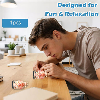 Pimple Popping Toy Squishy Toys Stress Relief Squeeze Toy Reusable Silicone Pimple Popper Fidget Toy Set Soft Squishy Sensory Toy Enjoy ASMR Stress Relief Fun Anxiety Relief Desk Toy (Pouty Lips)
