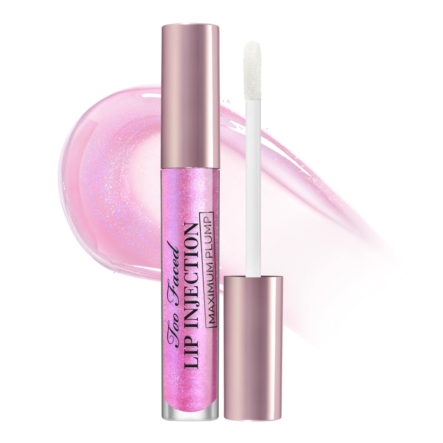 Too Faced Lip Injection Maximum Plump Extra Strength Lip Plumper Gloss | Hydrating, Volumizing, + Plumping, 0.14 Fl Oz