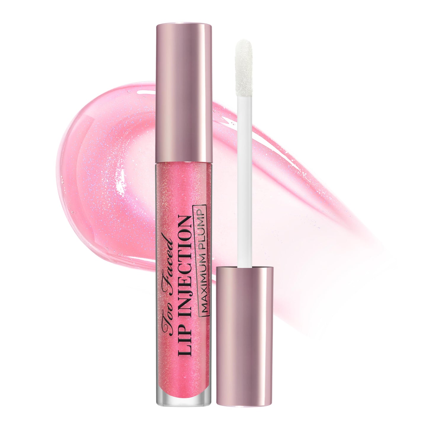 Too Faced Lip Injection Maximum Plump Extra Strength Lip Plumper Gloss | Hydrating, Volumizing, + Plumping, 0.14 Fl Oz