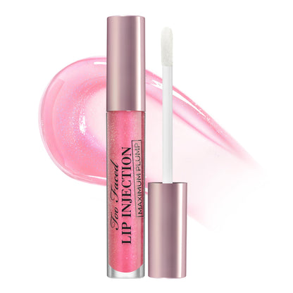 Too Faced Lip Injection Maximum Plump Extra Strength Lip Plumper Gloss | Hydrating, Volumizing, + Plumping, 0.14 Fl Oz