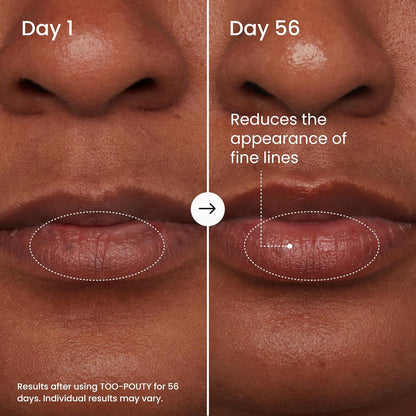 MAËLYS TOO-POUTY Lip Plumping Mask - Dual-Use Lip Treatment and Primer - Visibly Smooths Fine Lines and Enhances Fullness (0.5 Fl Oz)